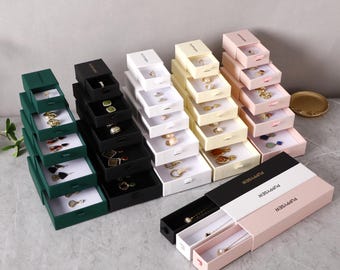 Schmuckschachteln mit individuellem Logo - Kleine Schubladenverpackung