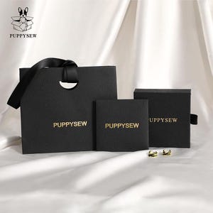 50 sets of multiple colors jewelry packaging combination paper box, paper bag, polishing cloth set jewelry packaging save shipping cost