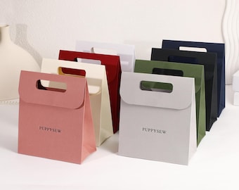Bolsas de regalo Kraft con logotipo personalizado: Bodas, Joyería, Boutique