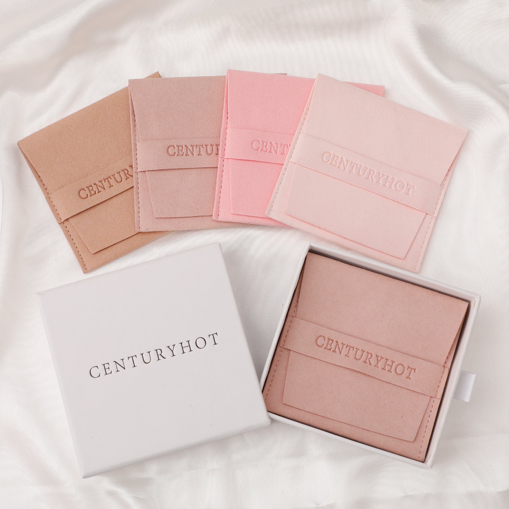 How to Pick Dent Logo Microfiber Envelope Bags: Multiple size options (8*6cm to 10*10cm) for diverse jewelry items