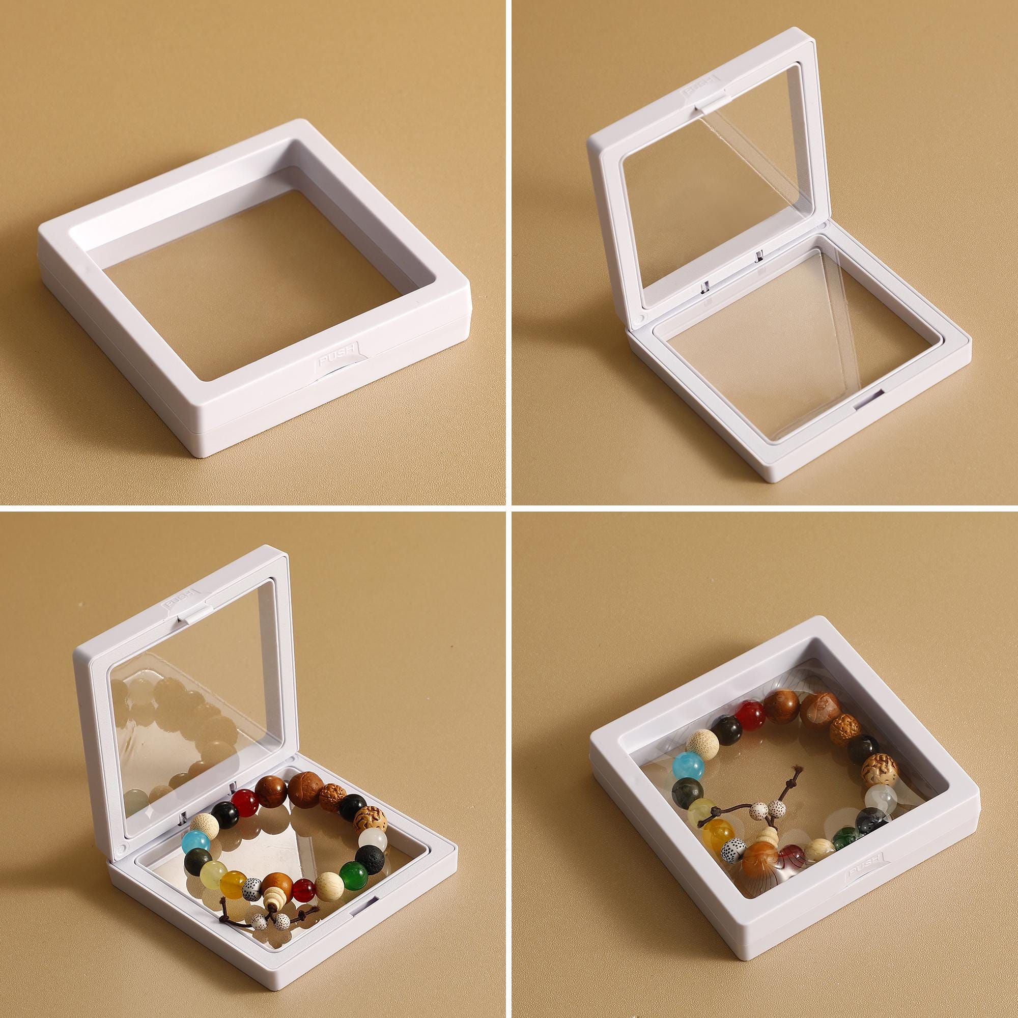 pnyoin Small Jewelry Box for Women Girls,Travel Jewelry Organizer Case, PU Leather Jewelry Box for Ring Earrings Necklace Bracelet Bangle Watch Men Ki Small Jewelry Box | The On-The-Go