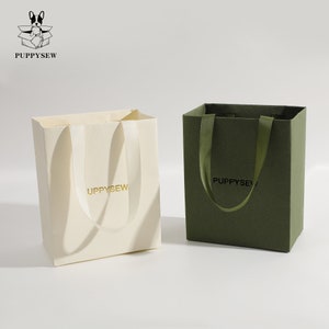 Gift paper bags, custom jewelry packaging bags, personalized shopping paper bags with logo, custom gift bags thick textured luxury packaging