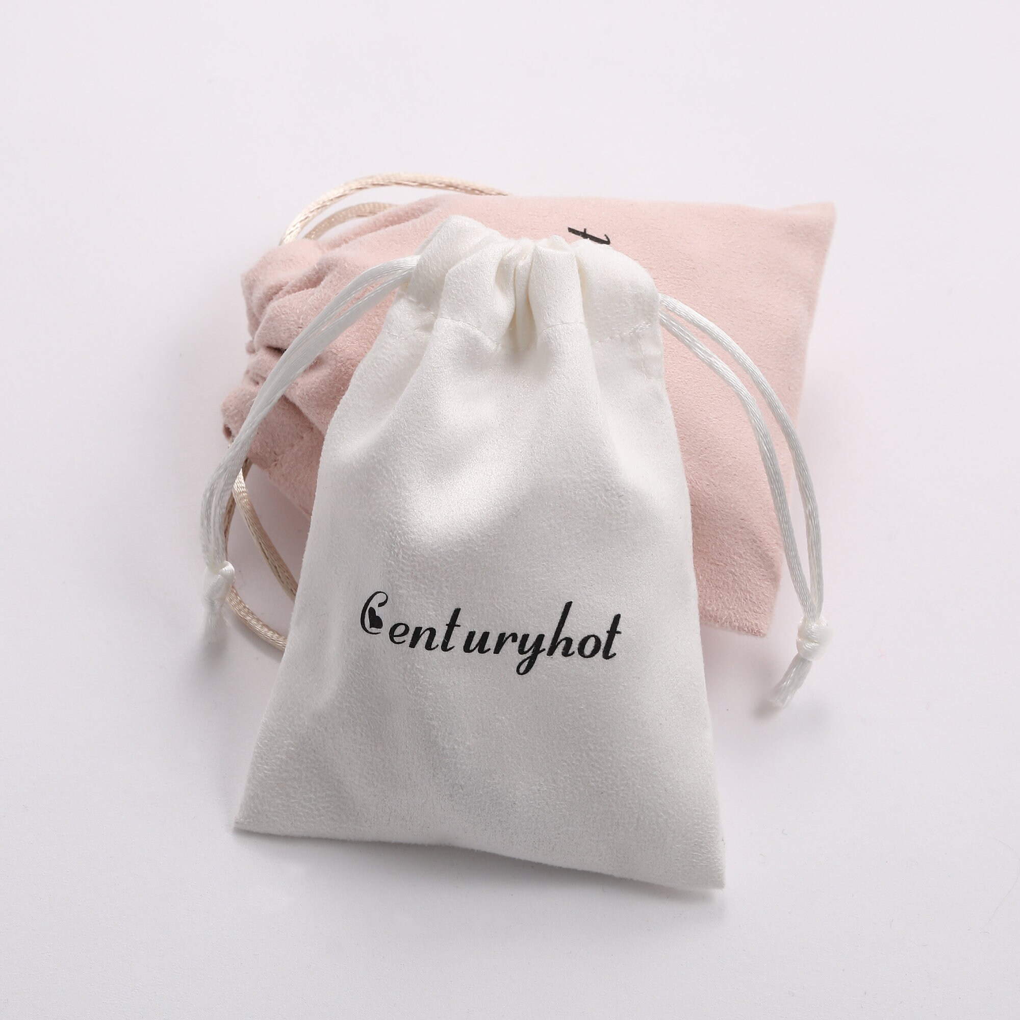 Custom Printing, Branding: Logo-imprinted bags for Valentine gifting Valentine Drawstring Necklace Bags with Custom Logo: Personalize with names or messages for unique gifts