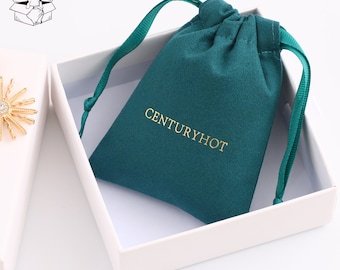 50  microfiber personalized color logo drawstring bags custom bags jewelry bags necklace bags packaging bags