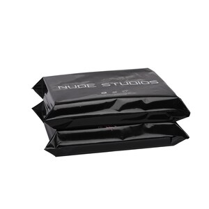Custom Logo Black Courier Bag, Branded Mailing Pouch (100 pcs) image 3