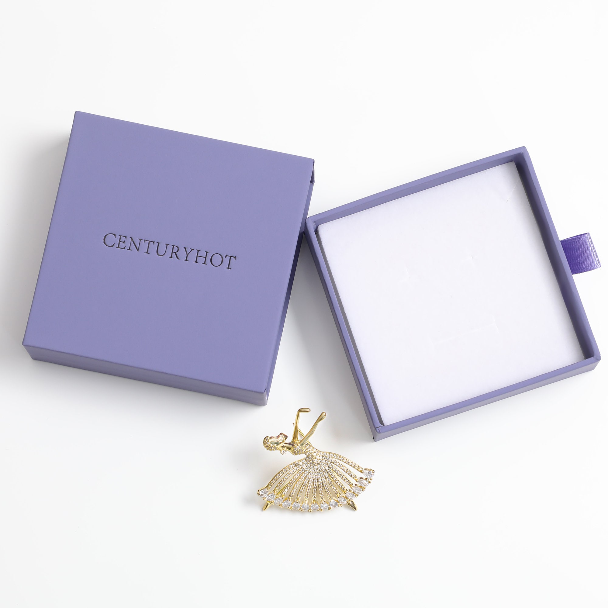 Textured Cardboard 9×9×3cm Drawer Box for Durable Jewelry Packaging