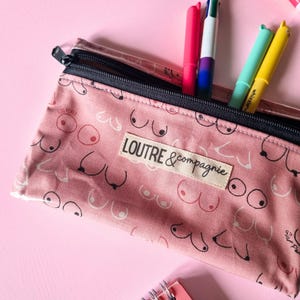 Laminated pouch with phone pocket - girl power - nurse, caregiver, midwife, anesthesiologist, student, intern, doctor