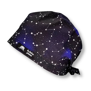 Surgery block cap - constellation - covering model, nurse, operating room, surgeon, dentist, anesthetist, veterinarian