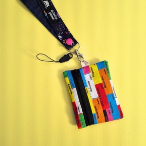 Porta-crachá/cartão com zíper - Sedativo
