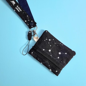 Badgehouder/kaarthouder met rits - Constellation