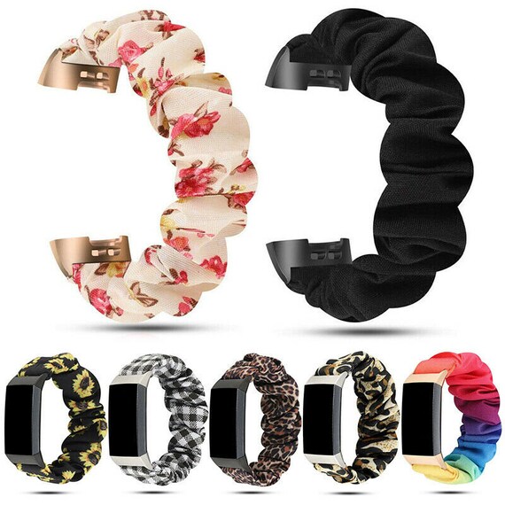 Scrunchie Style Replacement Watch Band Strap for Fitbit Charge Etsy UK