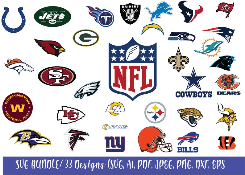 Download 2021 NFL Football Logos Bundle Nfl Football Clipart Nfl ...
