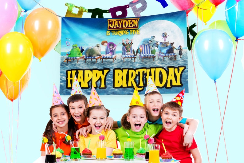 birthday yard sign customized happy birthday banner happy birthday yard sign Hotel Transylvania birthday yard signs personalized