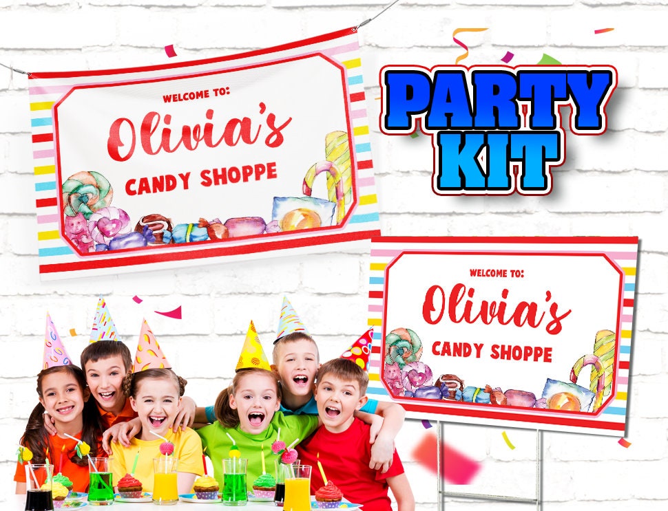 Candy Birthday Banner