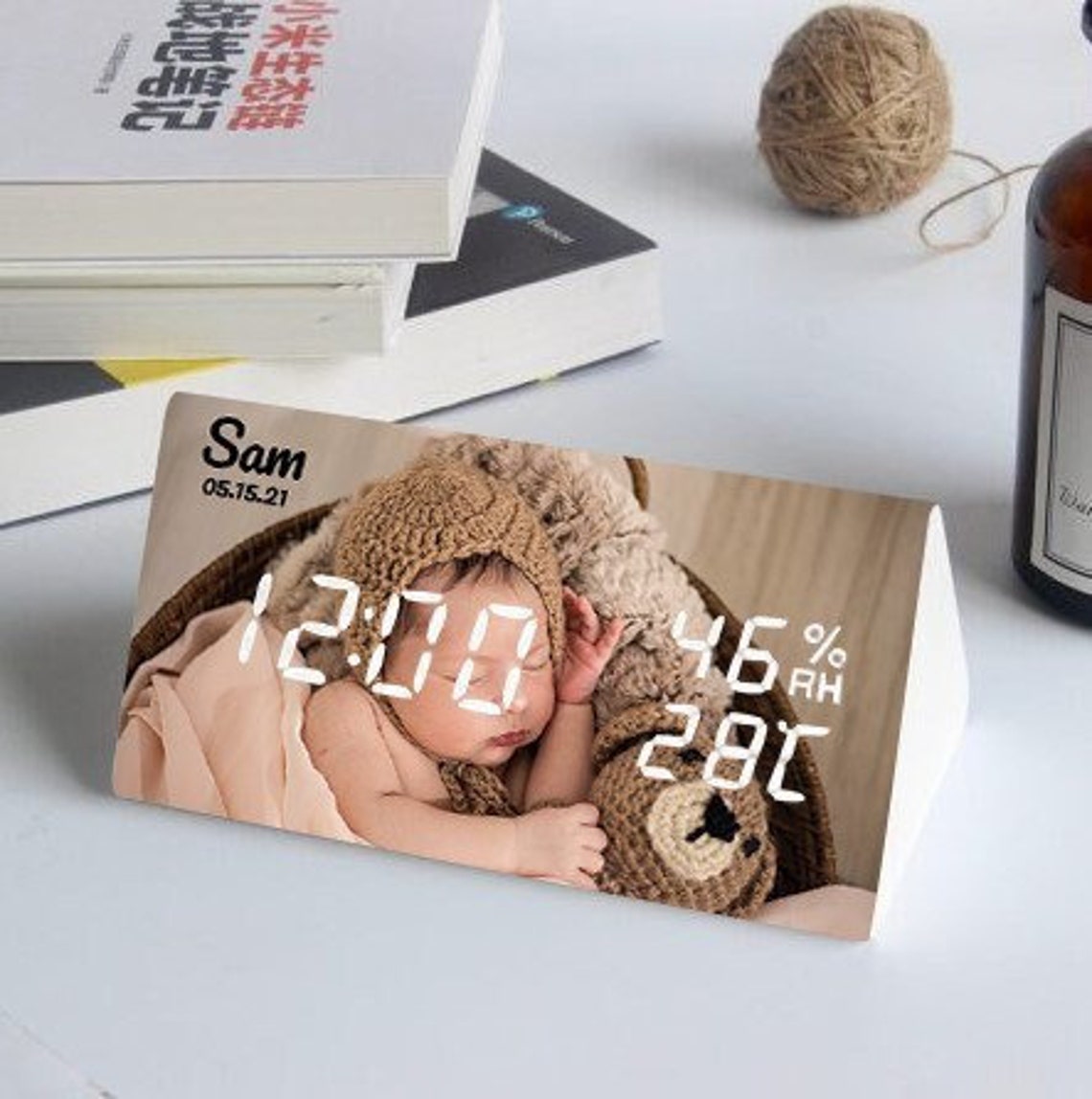 Alarm Clock Personalized Table Clock Digital Alarm Clock image 3