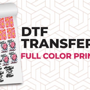 Gang Sheet Custom DTF Transfers, Personalized DTF Transfers for Fabrics ...