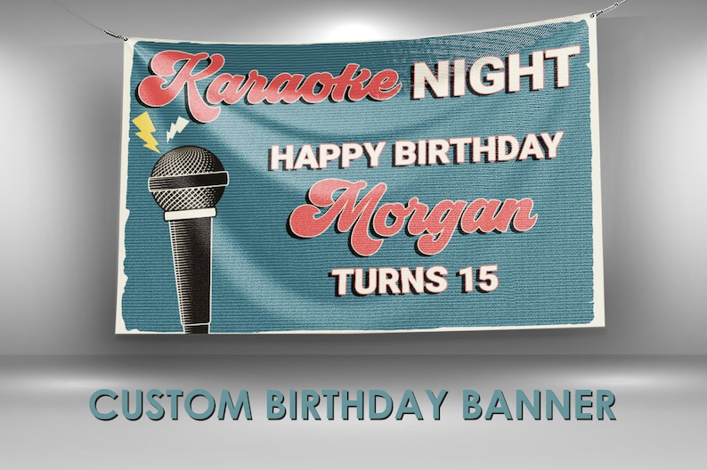 Karaoke night banner