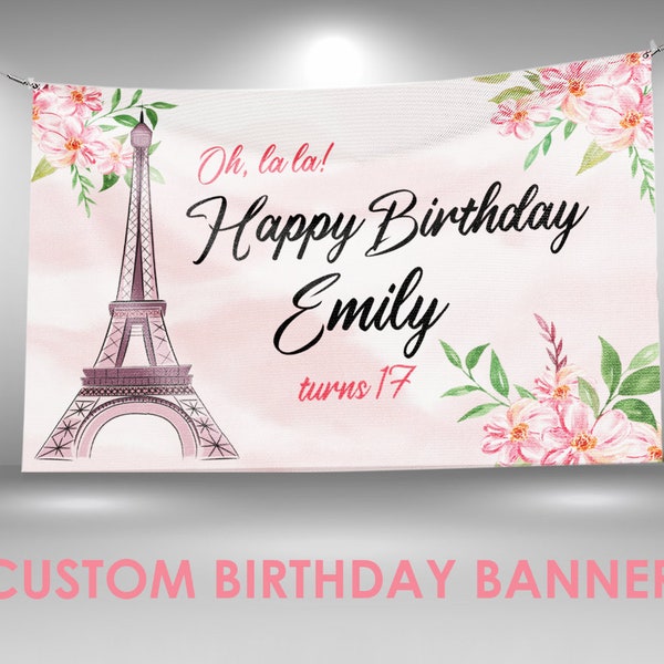 Paris Birthday Decorations - Etsy