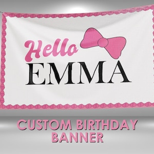Kitty Birthday Banner, Kitty Party Custom Vinyl Banner, Kitty Theme Party Banner, Kitty Party Sign, Kitty Birthday Vinyl Banner