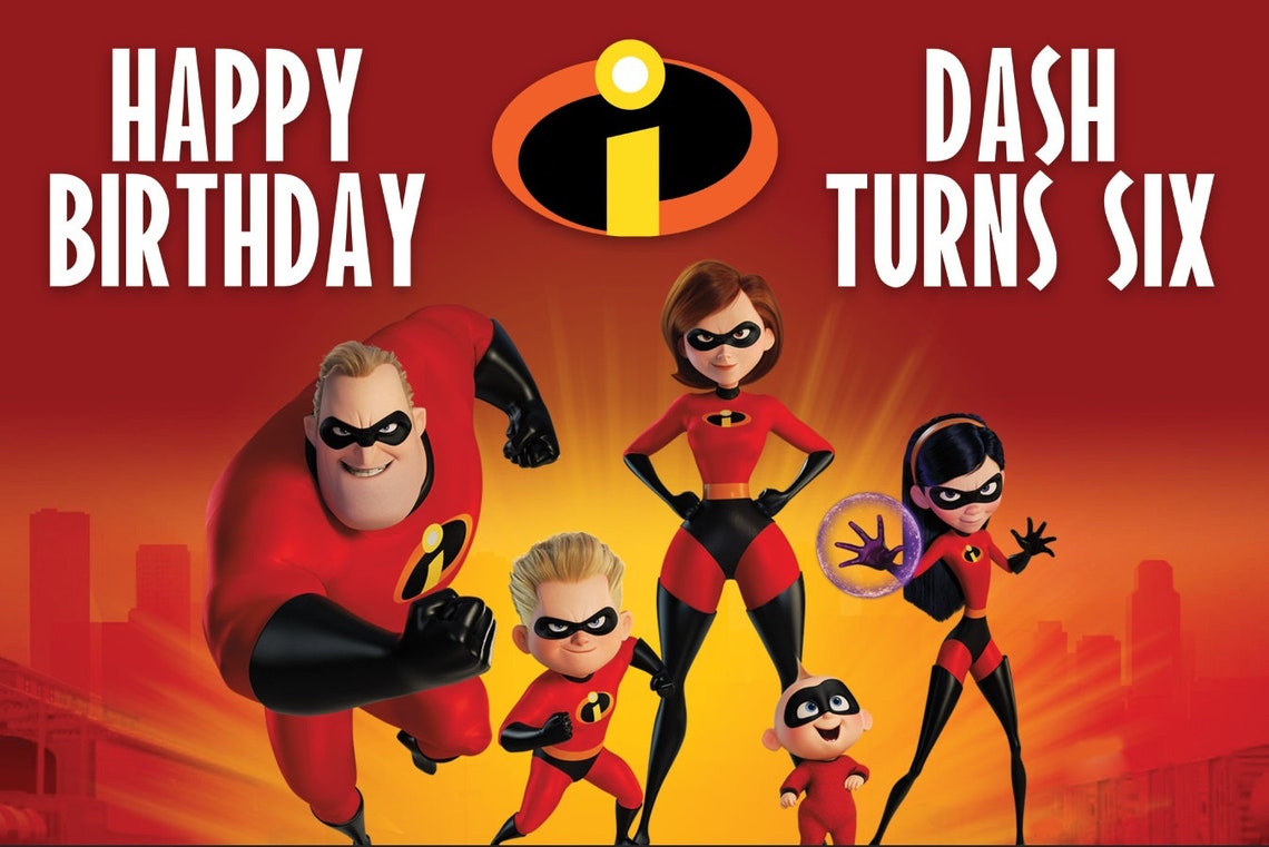 Happy Birthday Incredibles