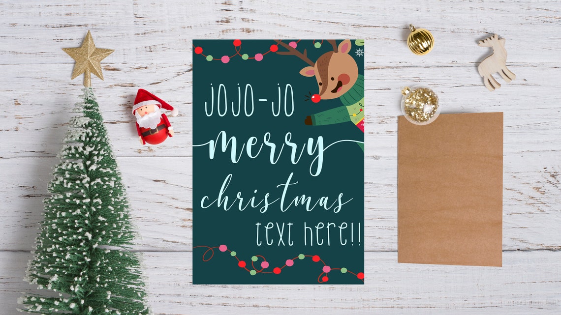 Digital Christmas Cards Personalized Holiday Cards image 1