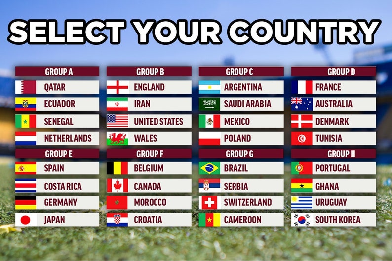 World Cup 2022 Vinyl Flag Soccer Flags Custom Vinyl Banner Etsy Canada