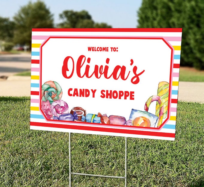 Candy Birthday Banner