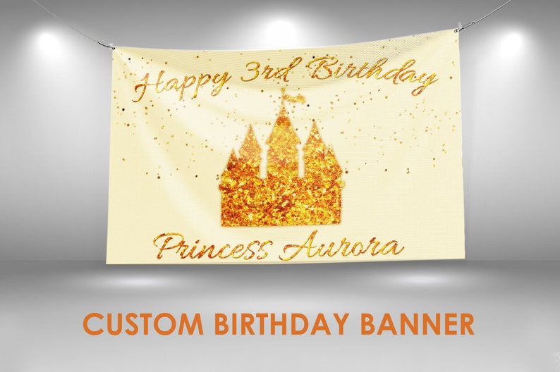Princess Birthday Banner