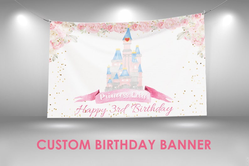Princess Birthday Banner