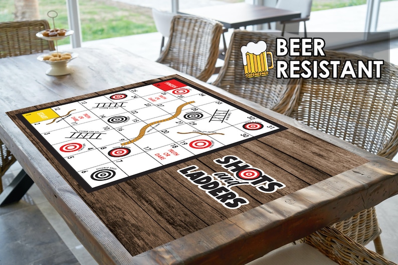 Giant Drinking Shots and ladders Game Personalized Bachellor image 2