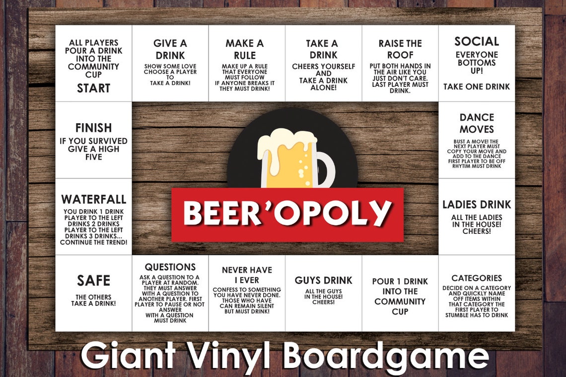 Giant Drinking Games Bachellor & Bachelorette Party Games image 4