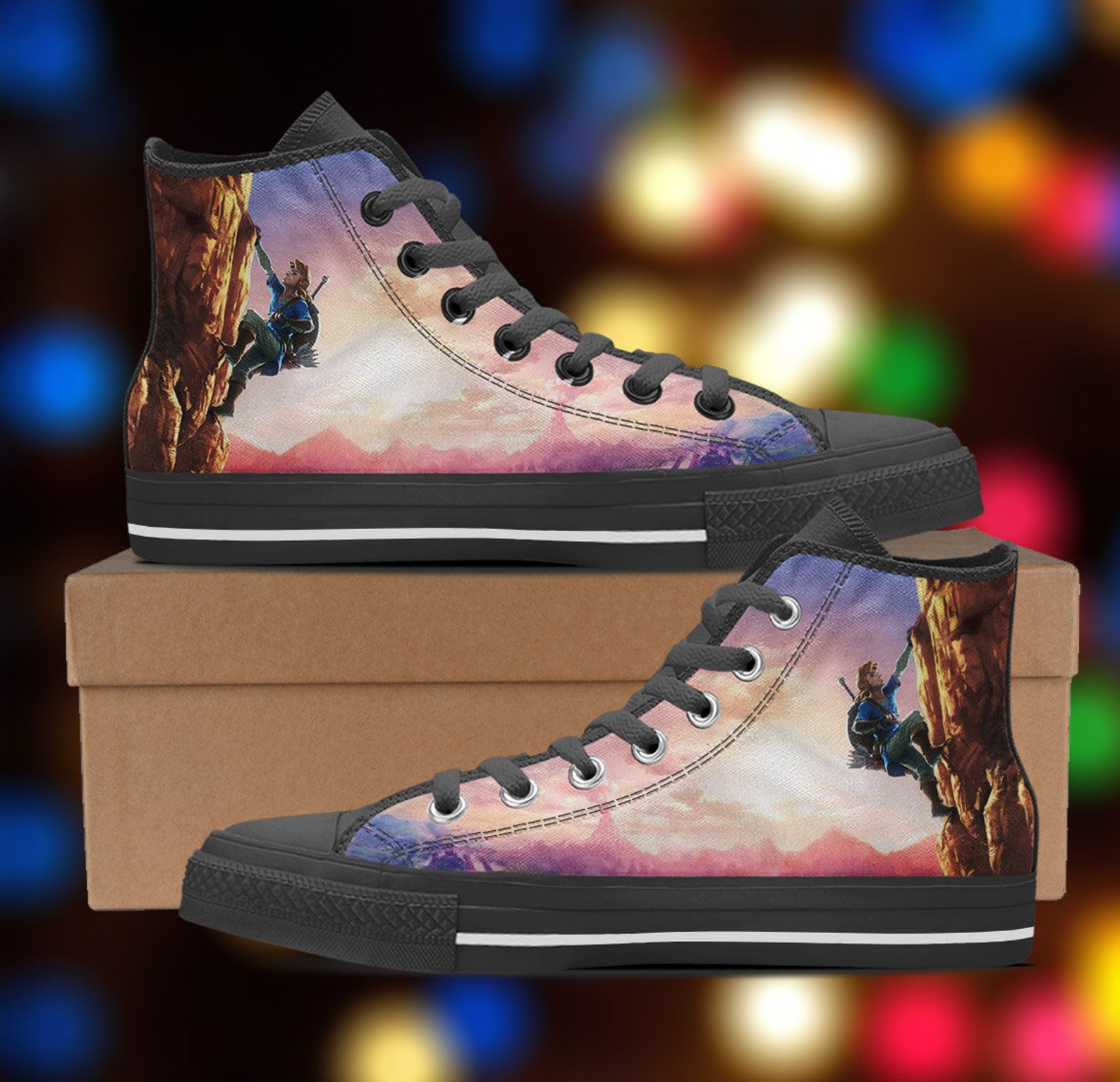 Zelda shoes High top shoes sneakers converse look alikes Etsy