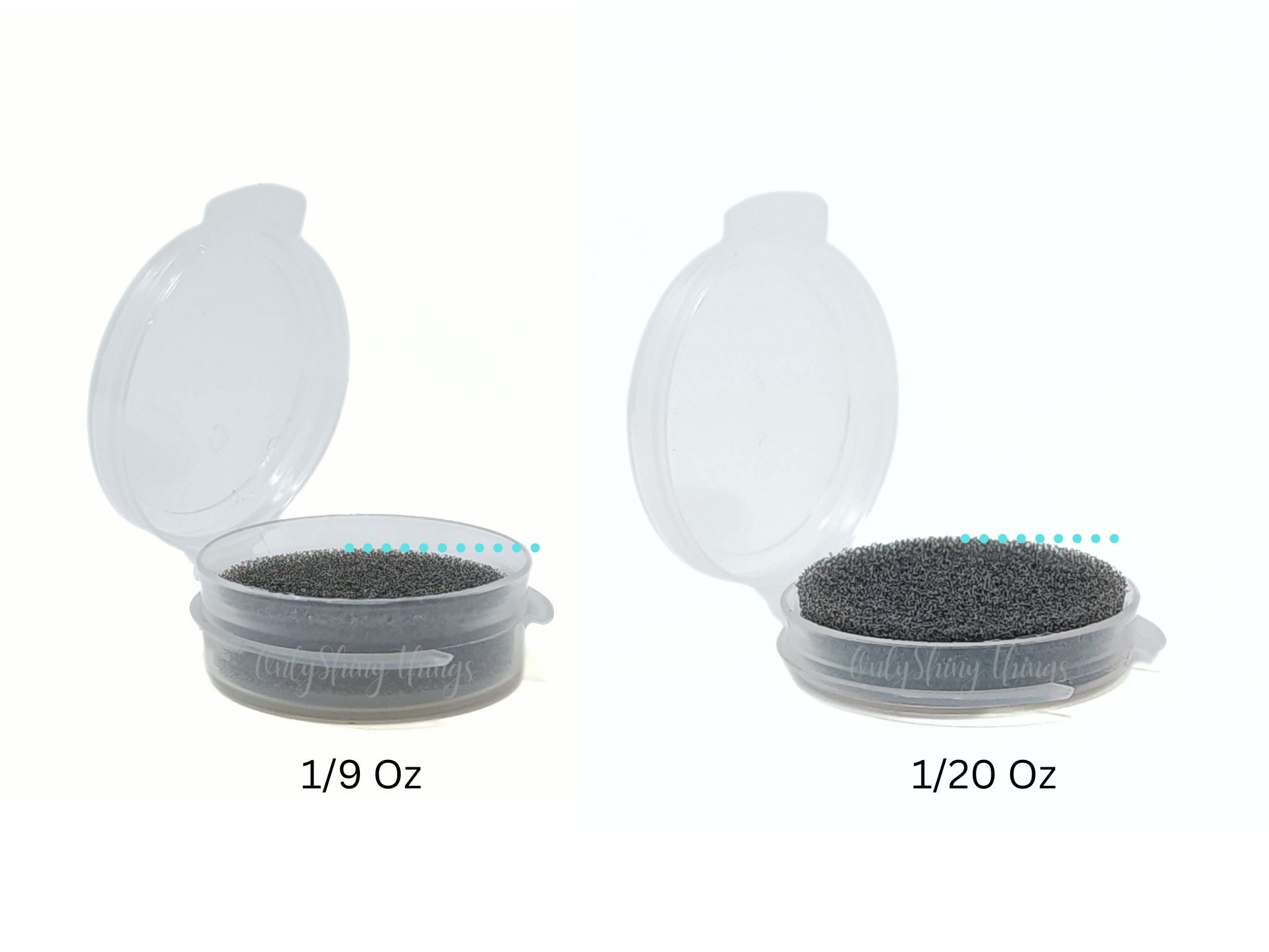 Small Containers With Attached Clamshell Lids for Makeup Samples ...