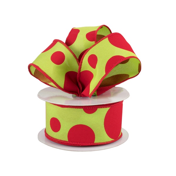 Grinch Wired Ribbon - Etsy