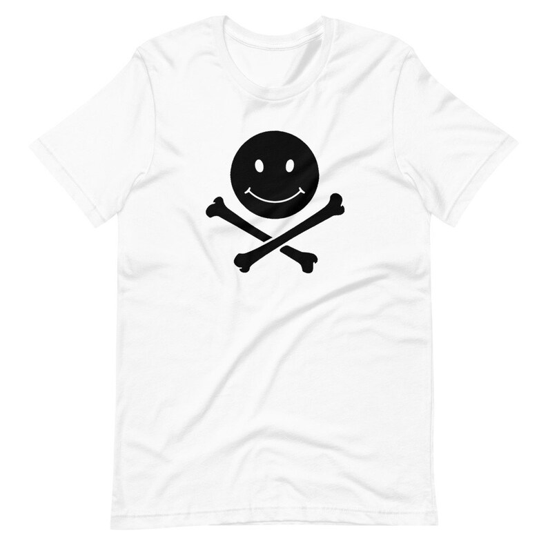 P-O-P SKULL N' SMILEY Personalized Unisex Premium T-Shirt Bella Canvas 3001 image 4