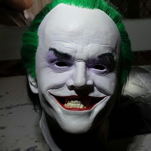 ジョーカー・ジャック・ニコルソン版　ライフマスク　一点物！ ジョーカー・ジャック・ニコルソン版 ライフマスク 一点物