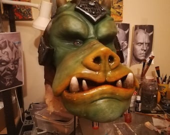 Gamorrean Guard-latexmasker - Star Wars-cosplaykostuumhelm - Realistische Alien Pig Warrior Prop - Deluxe Halloween-masker