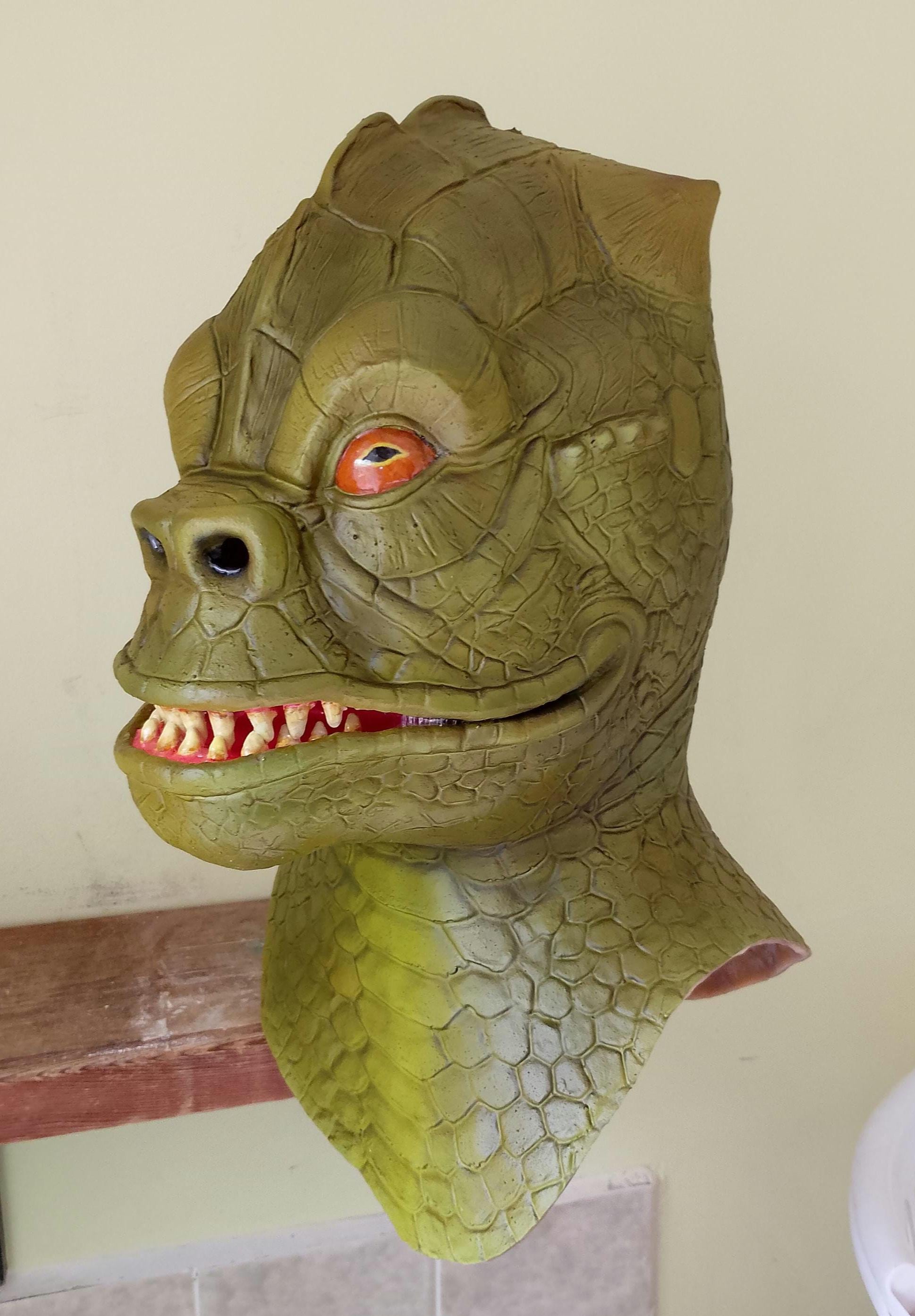 Bossk Reptilian Mask Cosplay Costume Halloween Prop Bust Adult Full ...