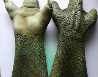 Bossk Reptilian Hands Cosplaykostuum Halloween Prop Buste Adult Full Head