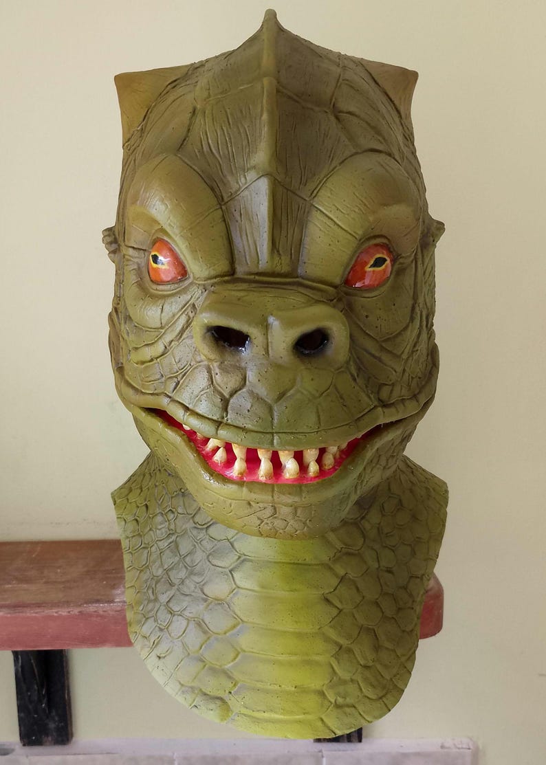 Bossk Reptilian Mask Cosplay Costume Halloween Prop Bust Adult Full ...