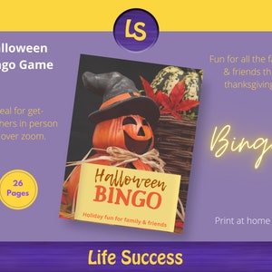 Halloween Bingo Party Game
