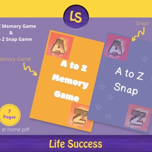 A bis Z Animal Memory Game, Animal Snap, Animal Match Game, Spaß beim Lernen von A bis Z, lehrreich