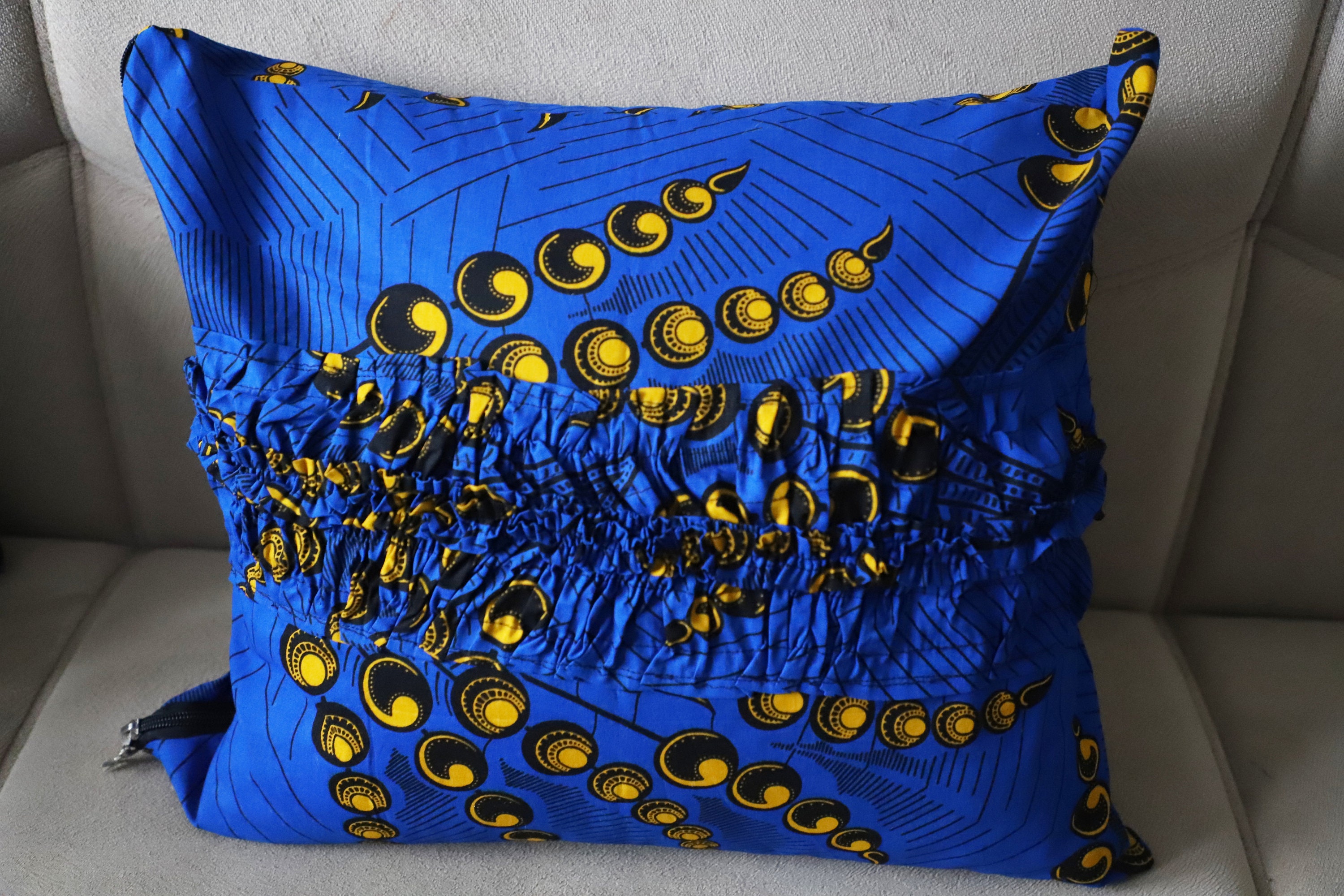Coussin en Wax | Déhoussable 4545