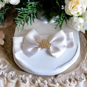 Tiara Crown Baby Hoofdband - Baby Girl Hoofdband - Baby Bow - Pasgeboren Hoofdband
