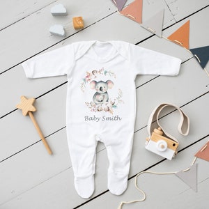 Koala Baby Boy Coming Home Outfit, Baby Boy Clothes, Personalized Baby Boy Gift, Baby Shower Gift, Newborn Boy Clothes and Blanket
