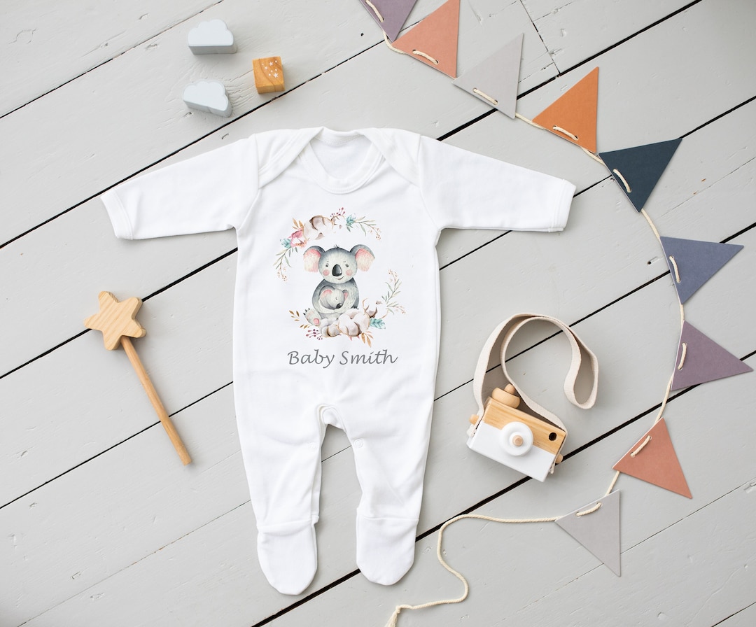 Koala Baby Boy Coming Home Outfit, Baby Boy Clothes, Personalized Baby