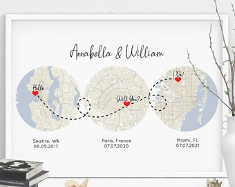 Three Framed Canvases: Wedding Photo And Wedding Vows, Anniversary Gift, Master Bedroom Wall