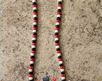 Trinidad Flag - Beaded Necklace Handmade