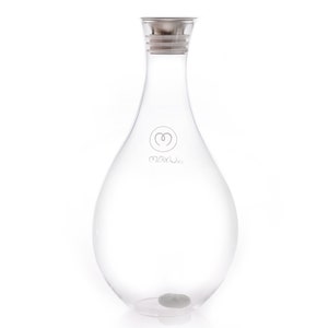 Mayu Water Handblown Borosilicate Glass Pitcher | Carafe Only of MAYU Water Swirl Dispenser. 51Oz 1.5L