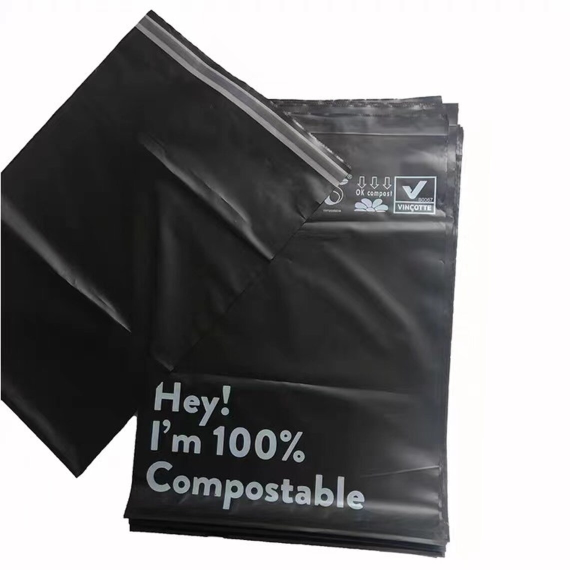 Biodegradable Shipping Bags Compostable Poly Mailers With Eco Etsy Canada